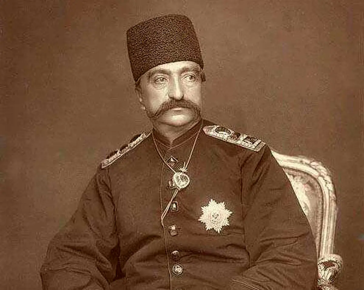 عکسی رنگی از ۳۳ سالگی ناصرالدین شاه 