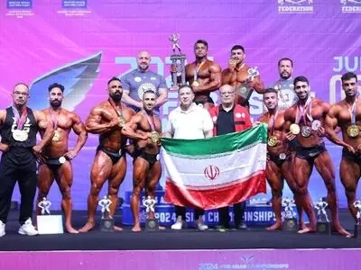 ۱۷ مدال برای ایران در روز نخست پرورش اندام قهرمانی آسیا
