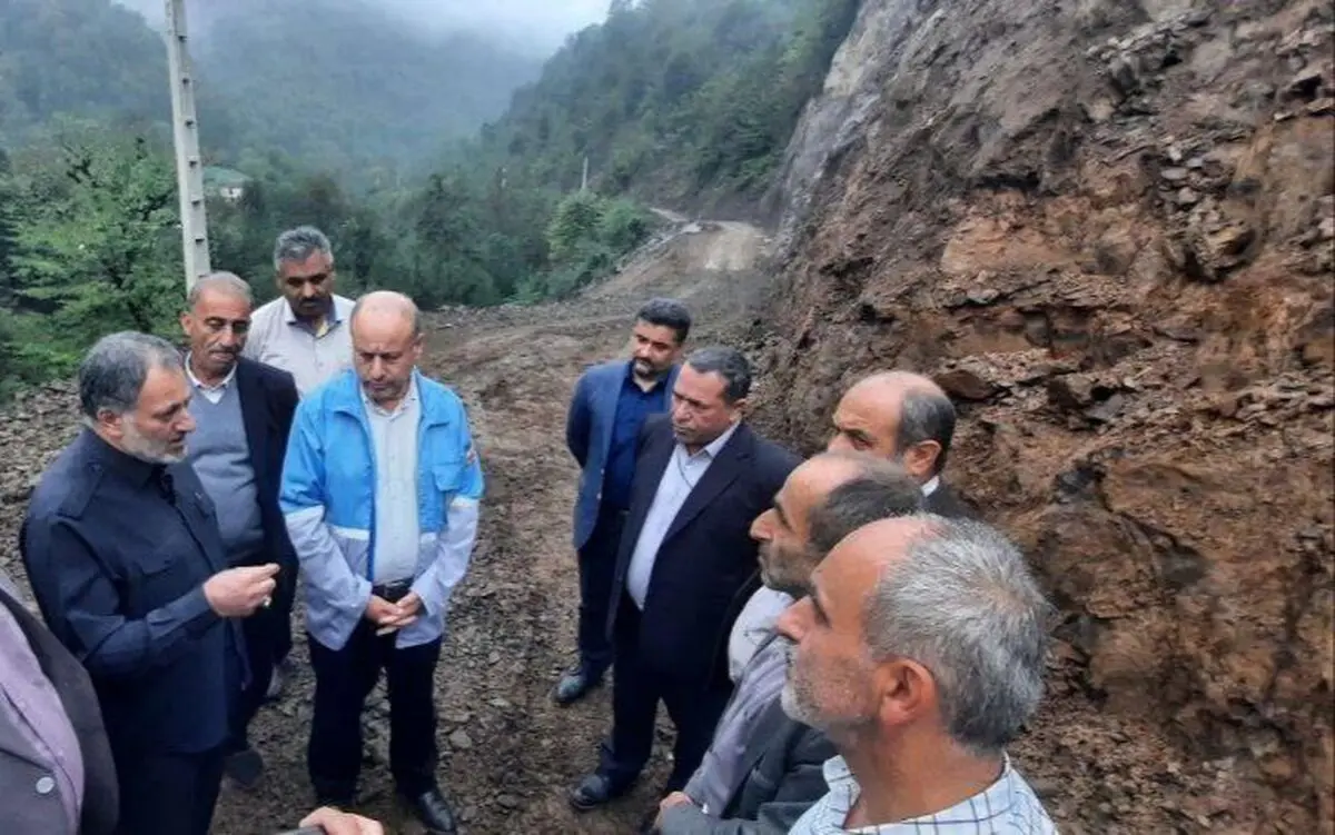 بازگشایی جاده‌ روستای کوهستانی روعاچول حویق تالش بعد از ۱۳ ماه