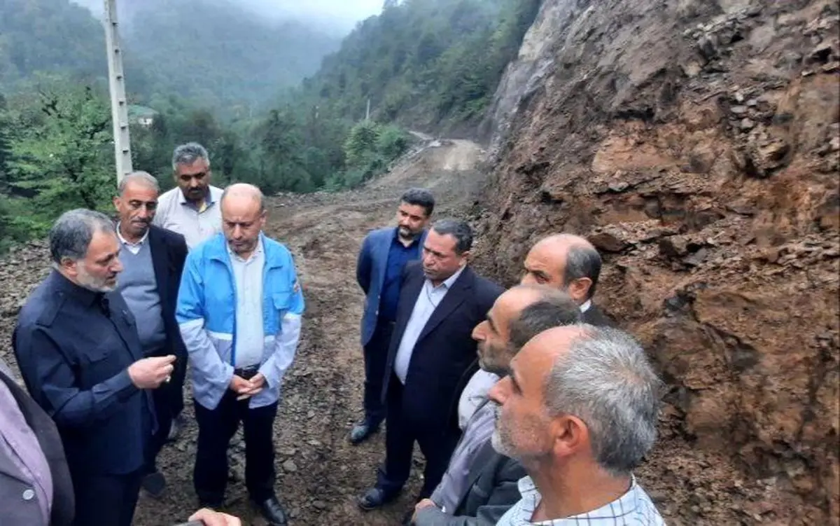 بازگشایی جاده‌ روستای کوهستانی روعاچول حویق تالش بعد از ۱۳ ماه