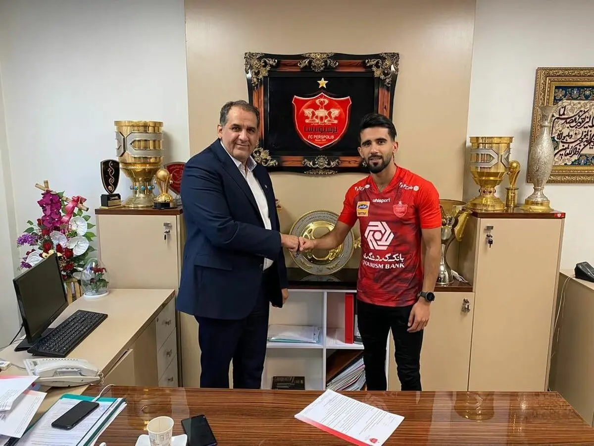 بازتاب تمدید رسن با پرسپولیس در سایت AFC+عکس