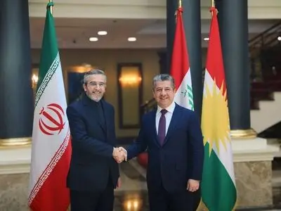 باقري كني یلتقی رئیس وزراء إقلیم کردستان العراق