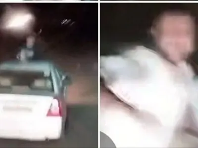 حمله دو خودرو با سنگ به اتوبوس پر از مسافر
