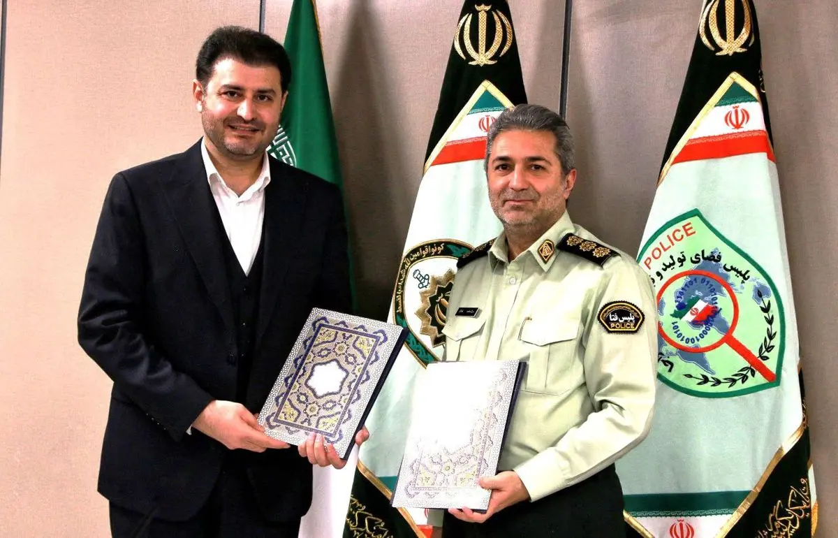 امضای تفاهم نامه همکاری پلیس فتا تهران و انجمن مدیریت کسب و کار ایران