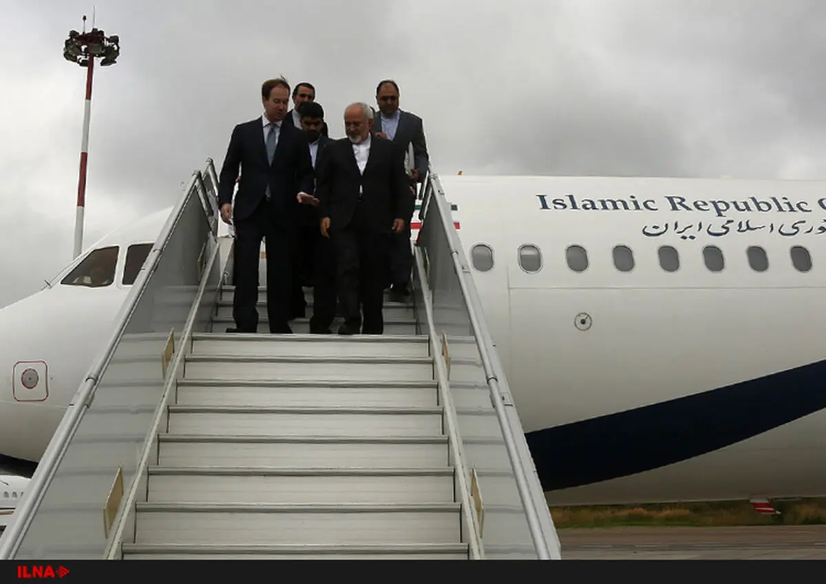 ظریف وارد مسکو شد