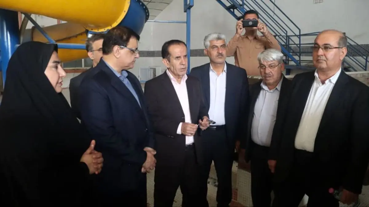 بهسازی استخر کارگران کازرون کلید خورد