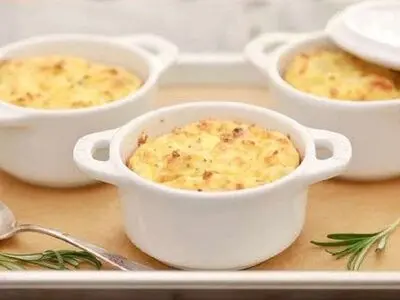 طرز تهیه سوفله سیب‌زمینی آسان