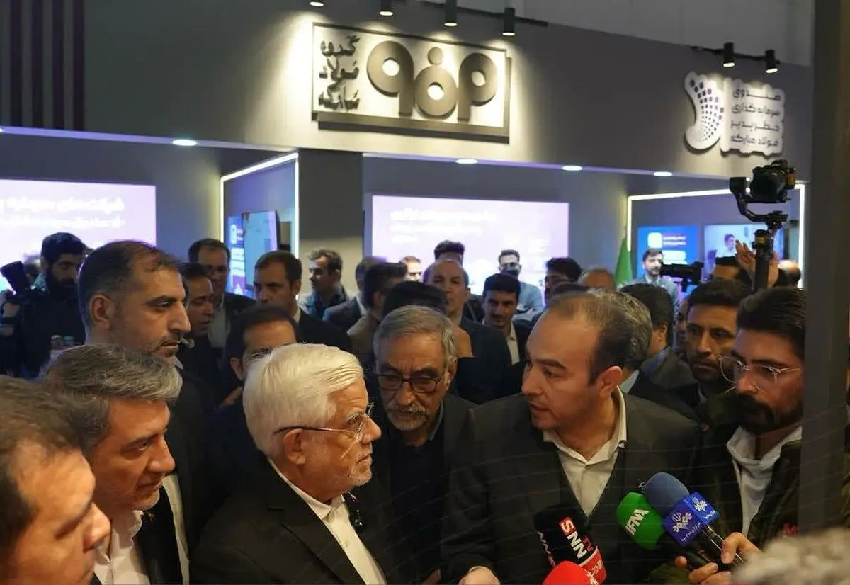  بازدید معاون اول رئیس‌جمهور از پاویون صندوق سرمایه‌گذاری خطرپذیر فولاد مبارکه در نمایشگاه «تستا»