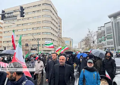 حضور "احمد میدری" وزیر تعاون، کار و رفاه اجتماعی در راهپیمایی روز قدس