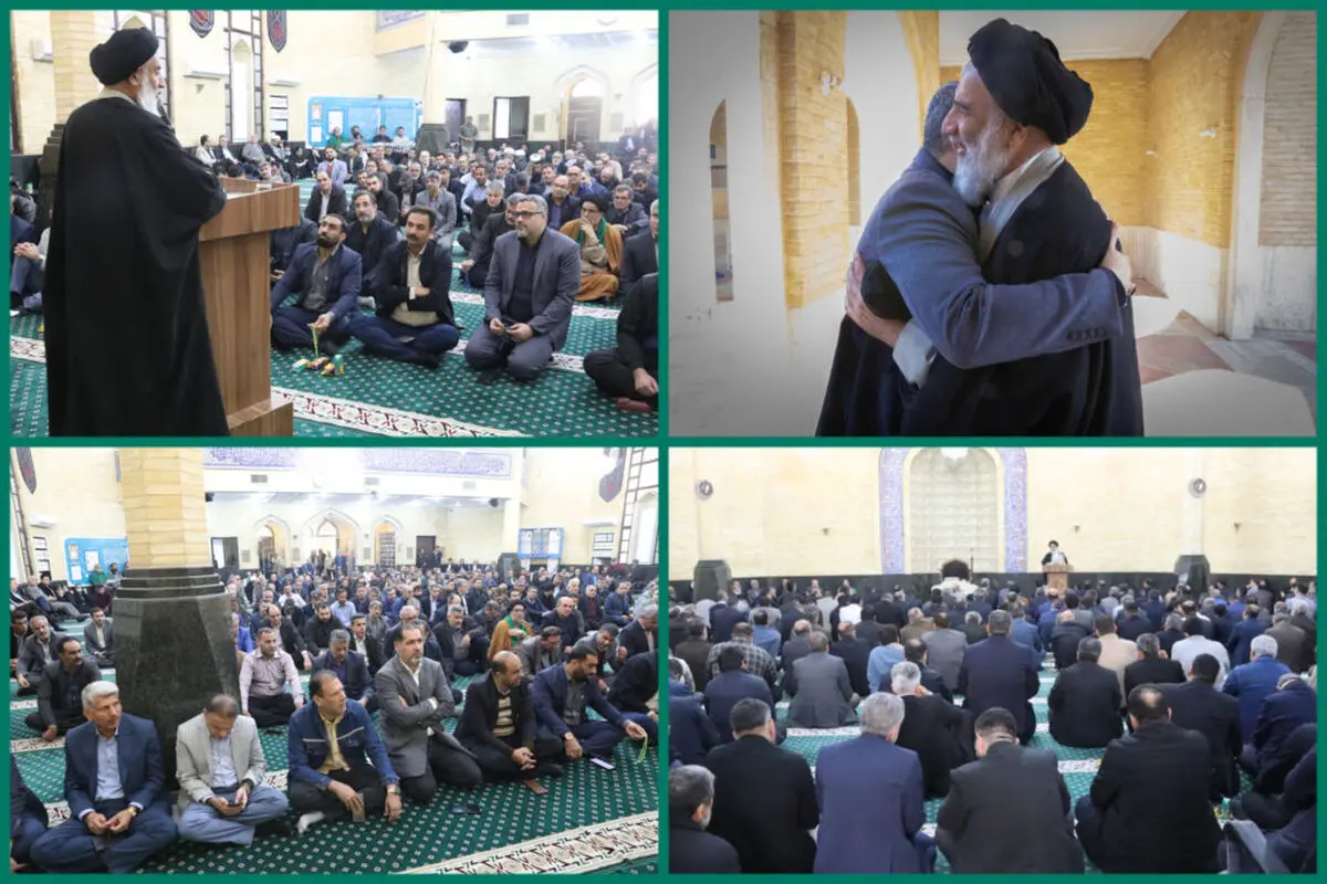 جشن میلاد مولود کعبه در شرکت توسعه نیشکر برگزار شد/صنعت نیشکر از برکات انقلاب اسلامی است