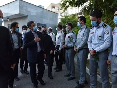 دیدار استاندار البرز با آتش نشانان البرزی به مناسبت روز ایمنی و آتش نشانی