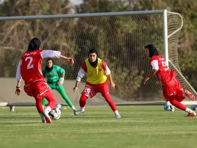 برگزاری آخرین تمرین بانوان پرسپولیس پیش از دیدار با ملوان