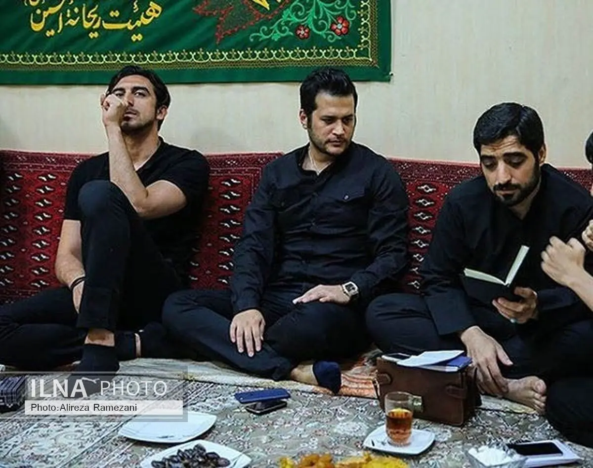 عکس | مهدی رحمتی در مراسم شب قدر