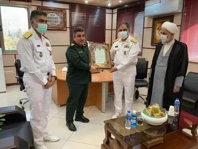 دیدار امیر دریادار شهرام ایرانی با جانشین وزارت دفاع