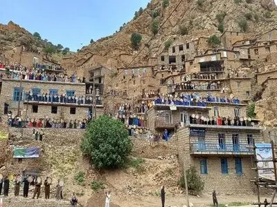 هزار دف هزار نوا/رقص انگشتان بر روی دف در روستای پالنگان کردستان