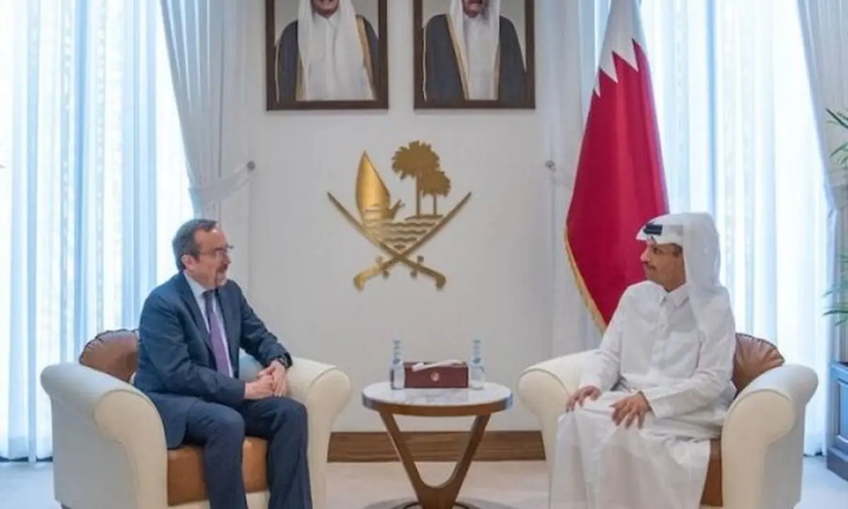 دیدار نخست‌وزیر قطر با معاون وزیر خارجه آمریکا 