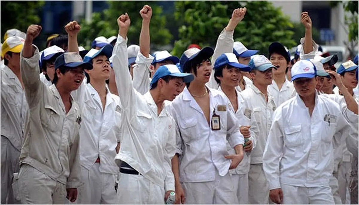 رئیس‌جمهور چین افزایش مزد کارگران را به گسترش اعتراضات مدنی ترجیح داد
