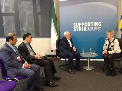 وزیر خارجه سوئد با ظریف دیدار کرد