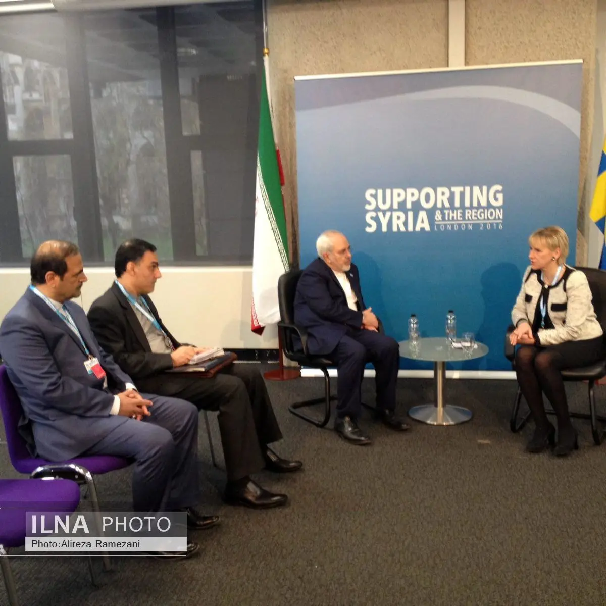وزیر خارجه سوئد با ظریف دیدار کرد