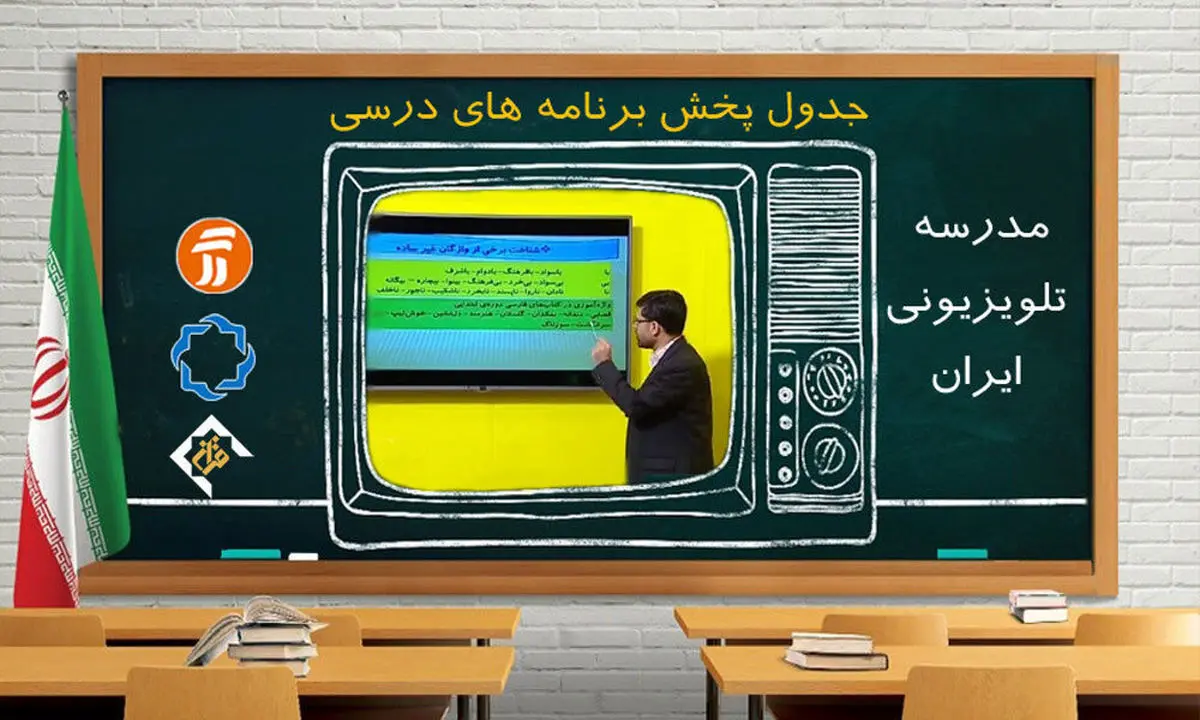 برنامه درسی امروز مدرسه تلویزیونی ایران از شبکه آموزش