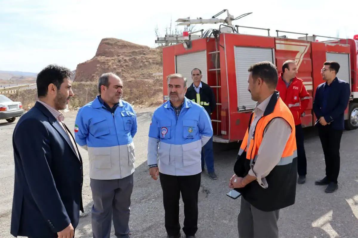 مانور «ساعت صفر» در محور قزوین–آوج برگزار شد