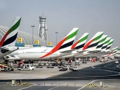 ثبت لحظه اصابت پهپاد به فرودگاه دبی + فیلم