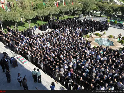 مراسم تشییع خبرنگار شبکه خبر
