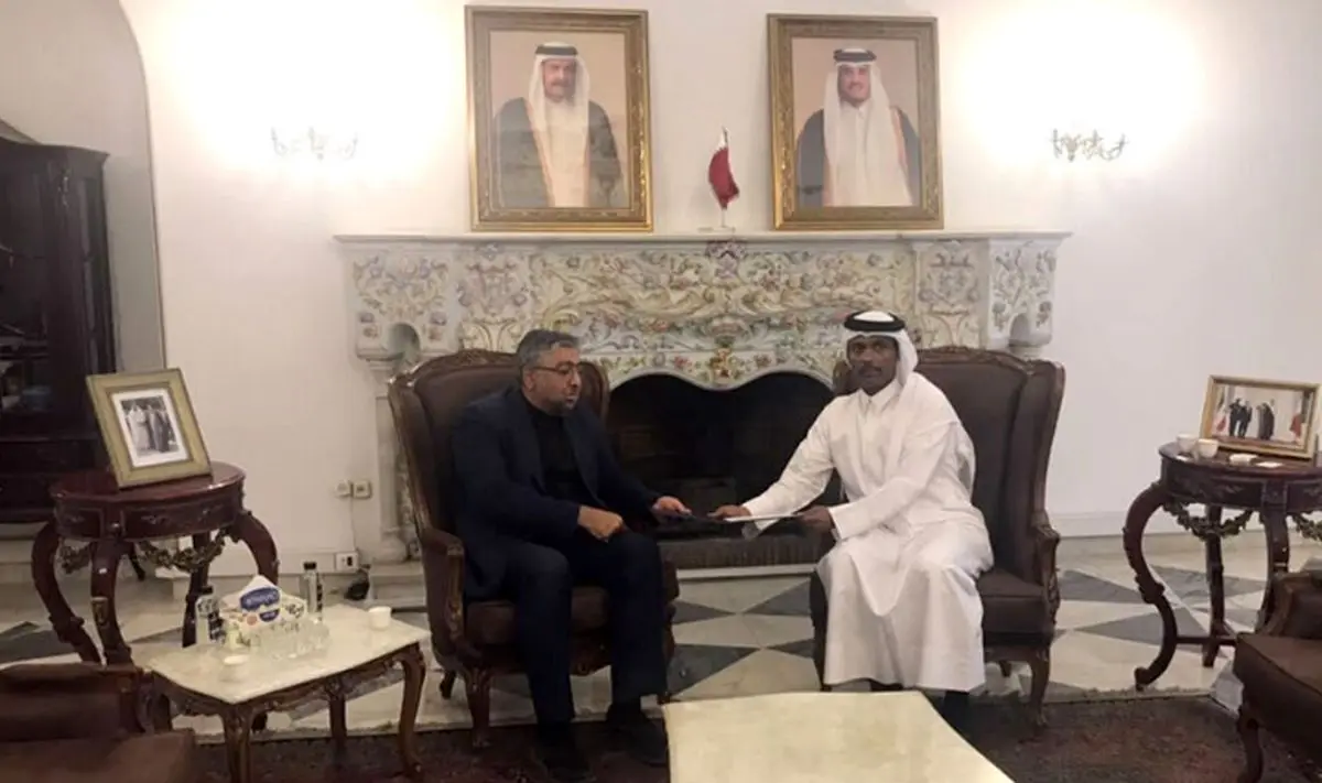 قالیباف یوجّه رسالة تعزیة بوفاة أمیر قطر السابق