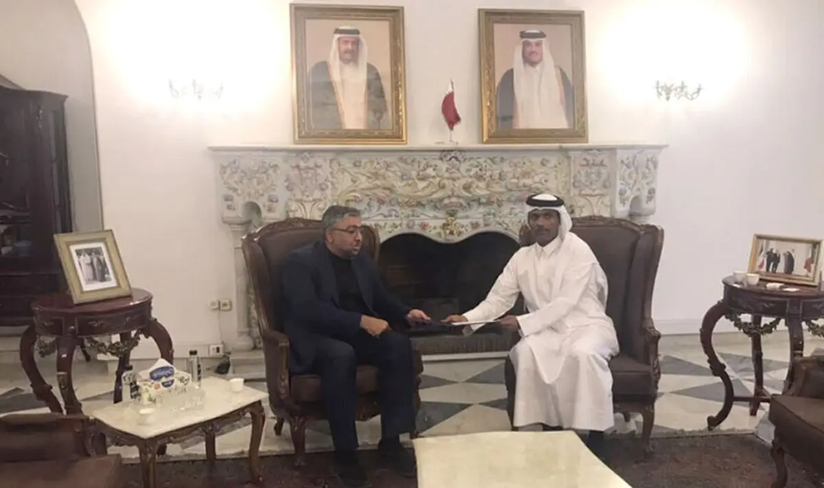 قالیباف یوجّه رسالة تعزیة بوفاة أمیر قطر السابق