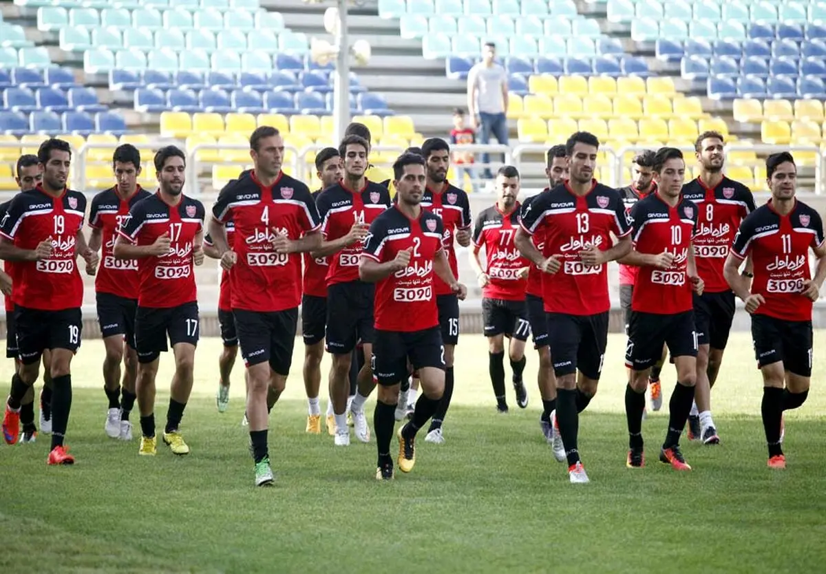 لیست پرسپولیس برابر گسترش فولاد