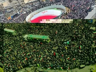 برگزاری مراسم تشییع فرماندهان شهید «جنگ رمضان»+ فیلم+ تصاویر