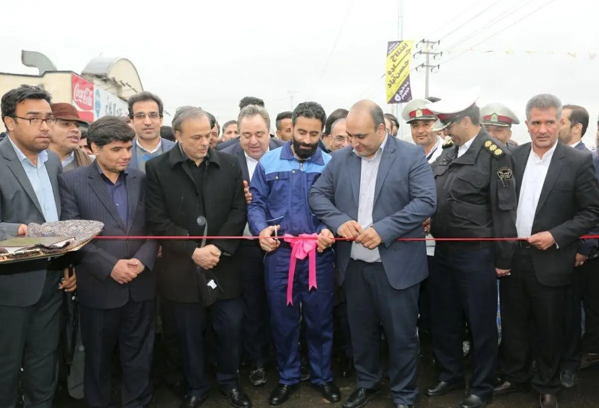 بهره برداری از پروژه بهسازی بولوار حسن آباد در شهرک صنعتی توس مشهد