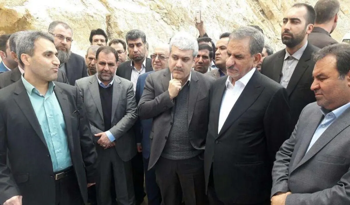 بازدید معاون اول رئیس‌جمهور از قطعه دوم پروژه ملی پاتاوه - دهدشت 