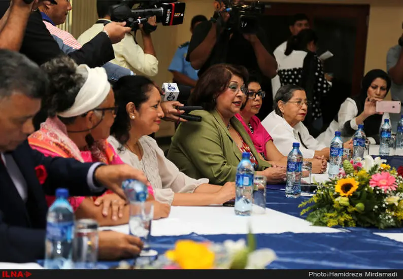حضور محمدجواد ظریف وزیر امورخارجه کشورمان در مجلس ملی نیکاراگوئه