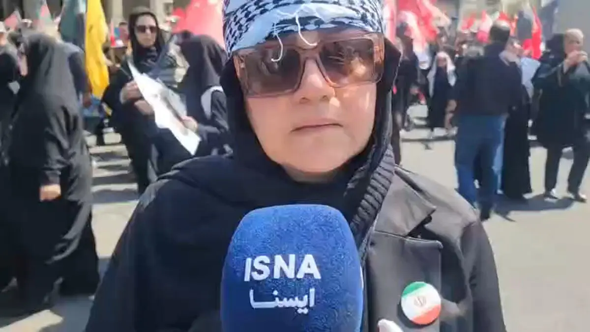 حرف دل بانوی اصفهانی با آقای شهید ایران؛ کاش اینجا بودید + فیلم