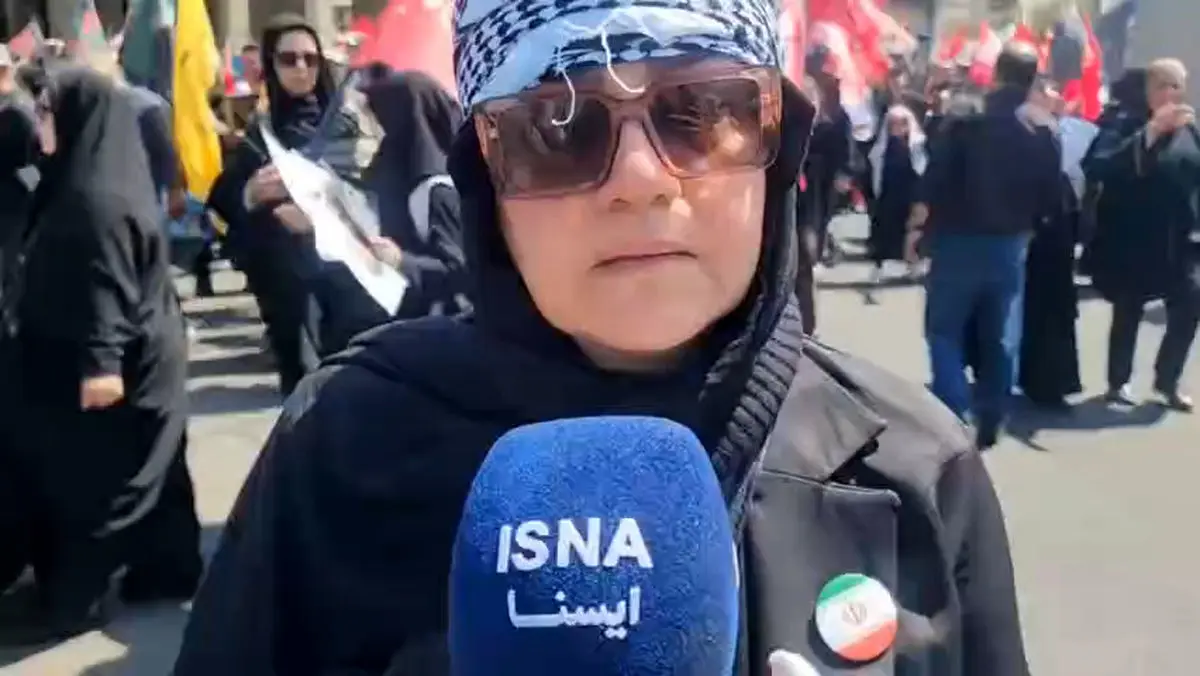 حرف دل بانوی اصفهانی با آقای شهید ایران؛ کاش اینجا بودید + فیلم