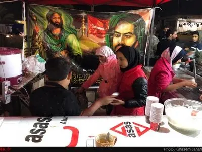 گزارش تصویری خدام کوچک زوار اربعین حسینی