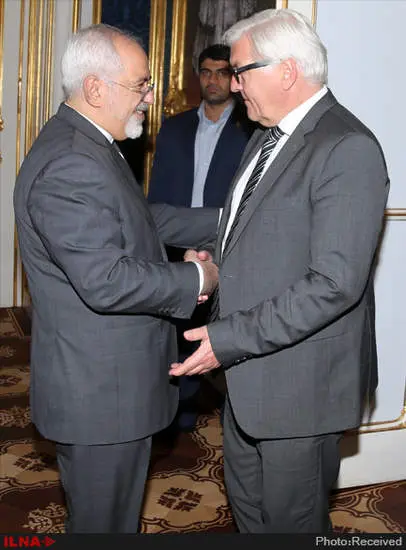 15-دیدار اشتاین مایر وزیر امورخارجه آلمان با ظریف