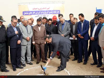آیین کلنگ زنی کارخانه جمع‌آوری گازهای مشعل منطقه غرب کارون/ تلاش برای جمع آوری گازهای مشعل و انتقال به پتروشیمی مارون