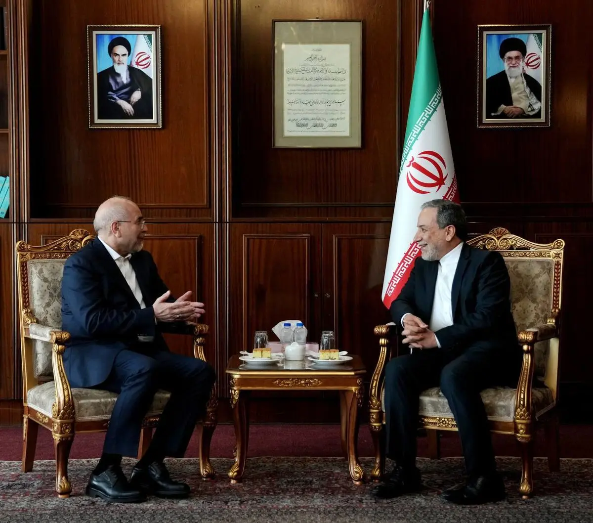 پیام تبریک عراقچی در پی انتخاب مجدد قالیباف به ریاست مجلس