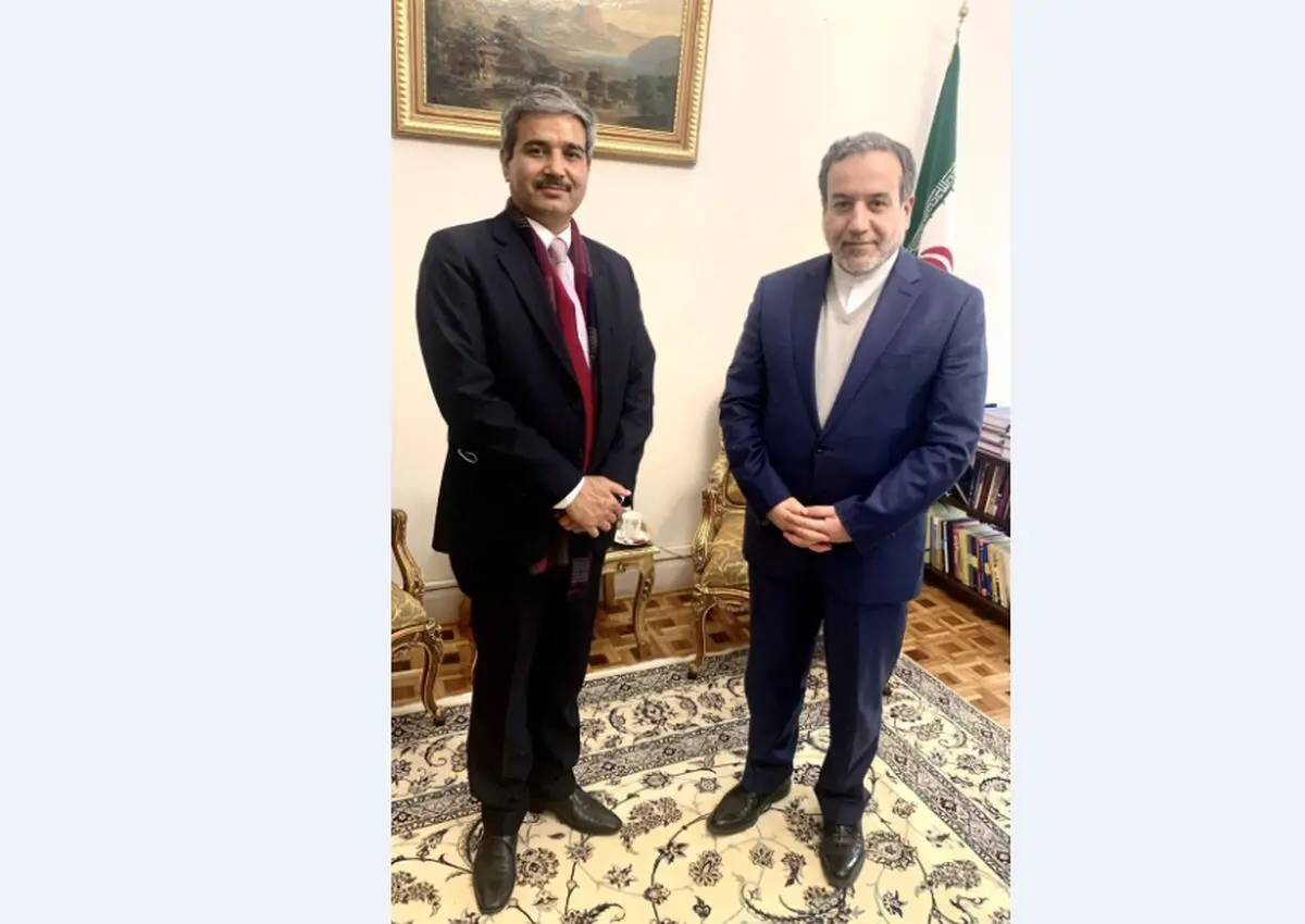 دیدار عراقچی با مدیر کل خاورمیانه وزارت خارجه هند