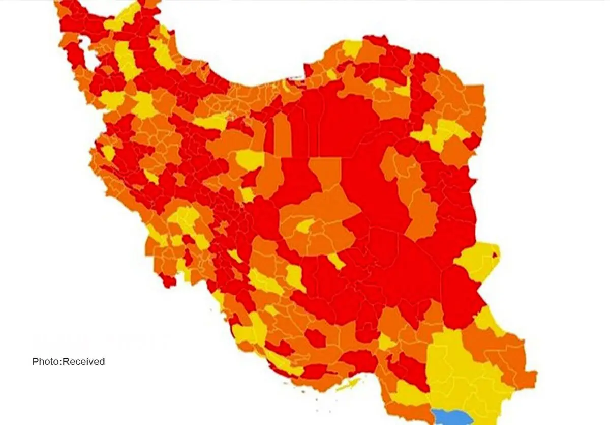 چهار شهرستان قزوین نارنجی شد