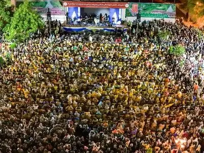 جشنواره چای با کنسرت مصطفی راغب  در جزیره استخر لاهیجان برگزار شد