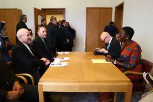 دیدار رئیس مجلس و رئیس اتحادیه بین‌المجالس