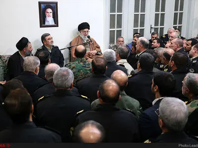 دیدار فرماندهان نیروی انتظامی با رهبر معظم انقلاب