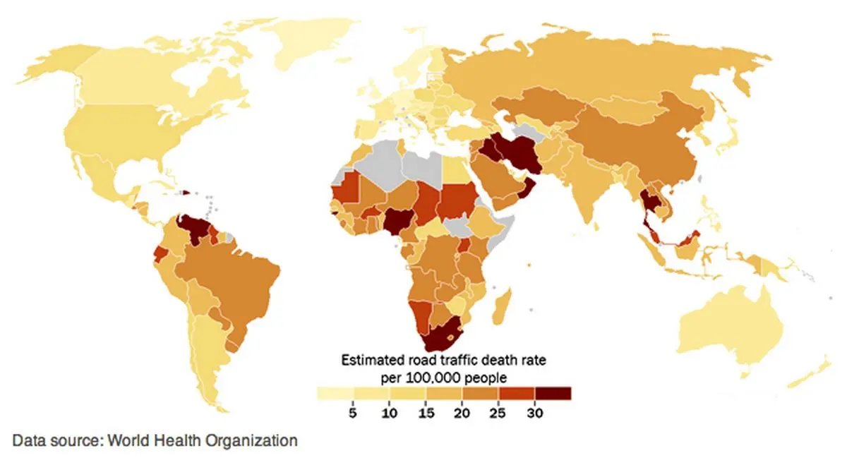 مردم کدام کشور بدترین رانندگان جهان هستند؟ 