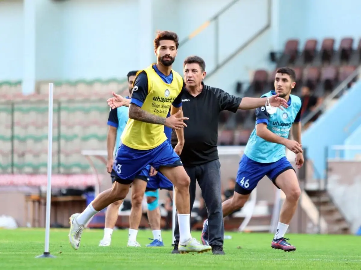 گزارش تصویری تمرین گل گهر پیش از بازی با ایوپ اسپور