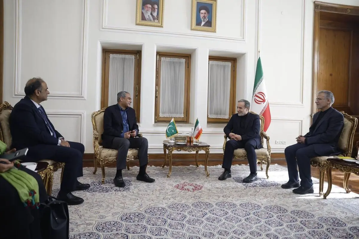 دیدار وزیر کشور پاکستان با وزیر امور خارجه ایران