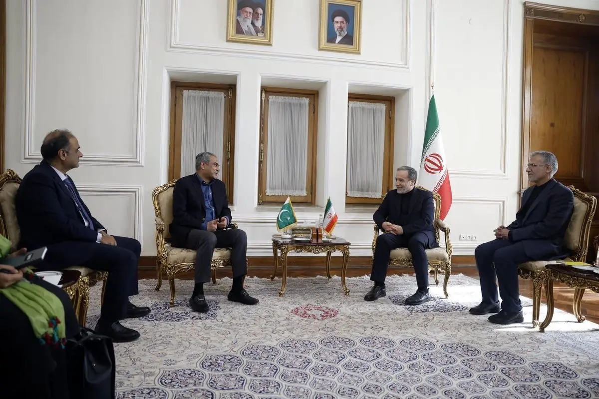 دیدار وزیر کشور پاکستان با وزیر امور خارجه ایران