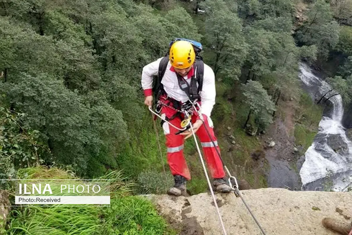 توانمندسازی تیم واکنش سریع قزوین در بلندترین آبشار کشور برگزار شد